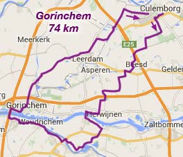 Gorinchem route