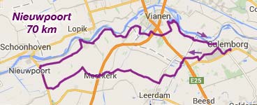 Nieuwpoort route