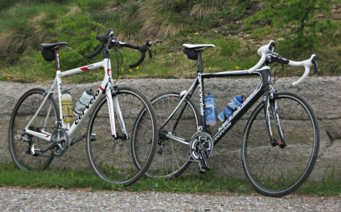 Cervélo RS and Cannondale Super Six
