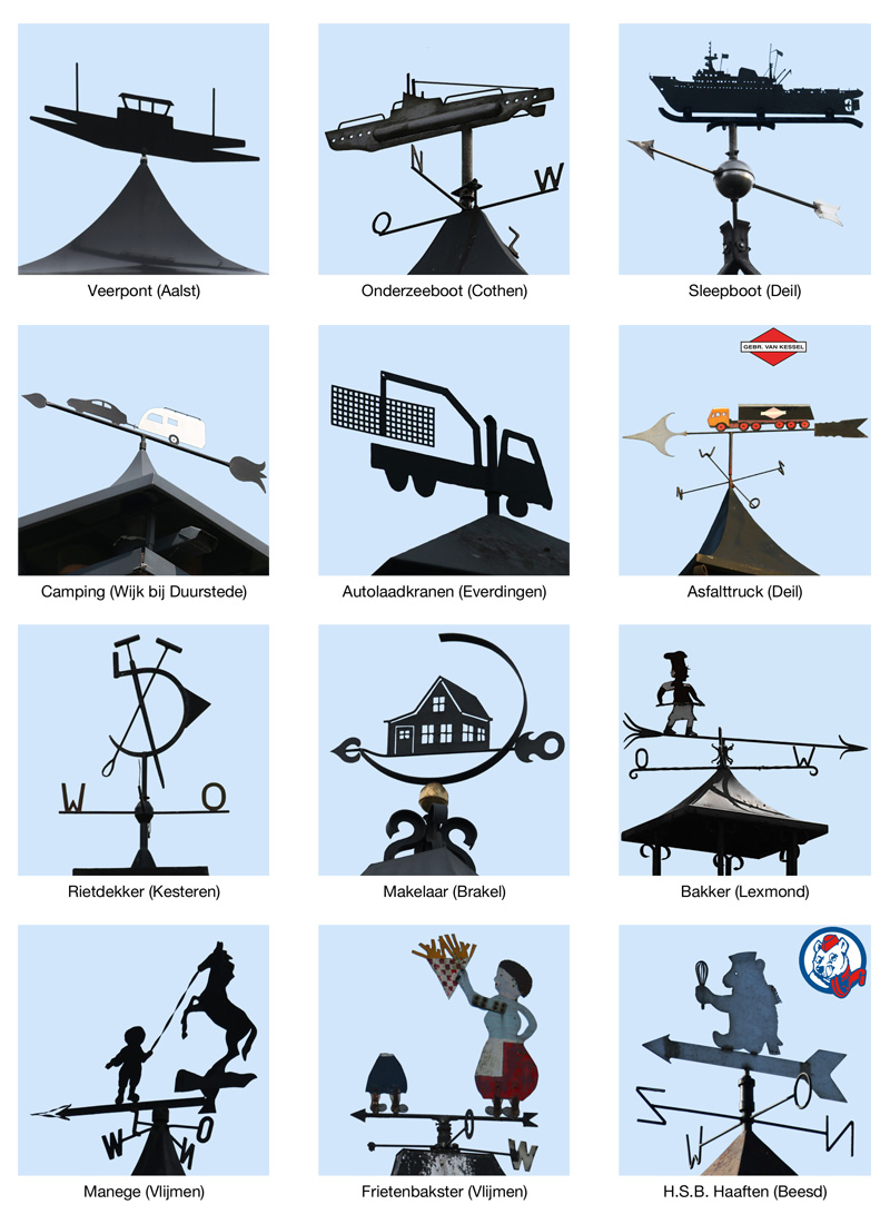 Windwijzers met beroepen (2)