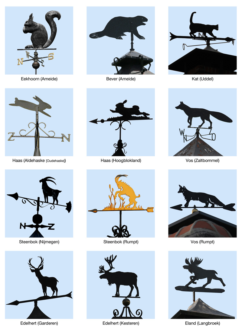 Windwijzers met dieren 1