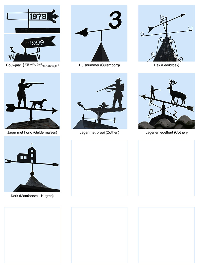 Windwijzers met hobby's en diversen