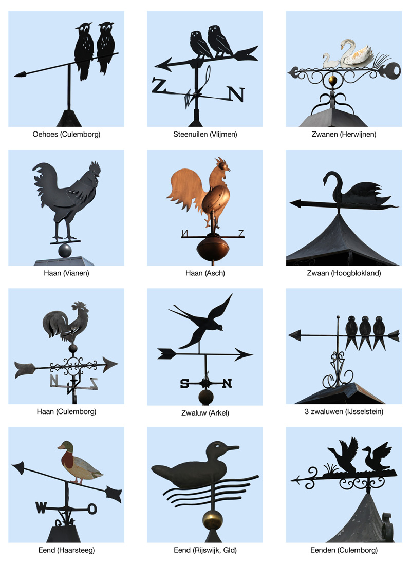 Windwijzers met vogels 1