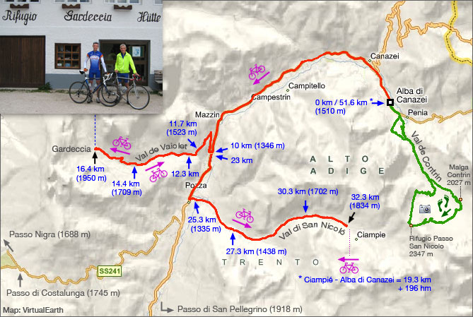 Gardecia and Ciampie map