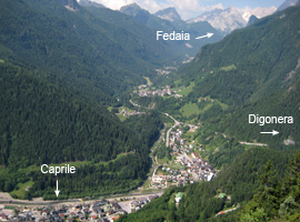 view from Colle Santa Lucia