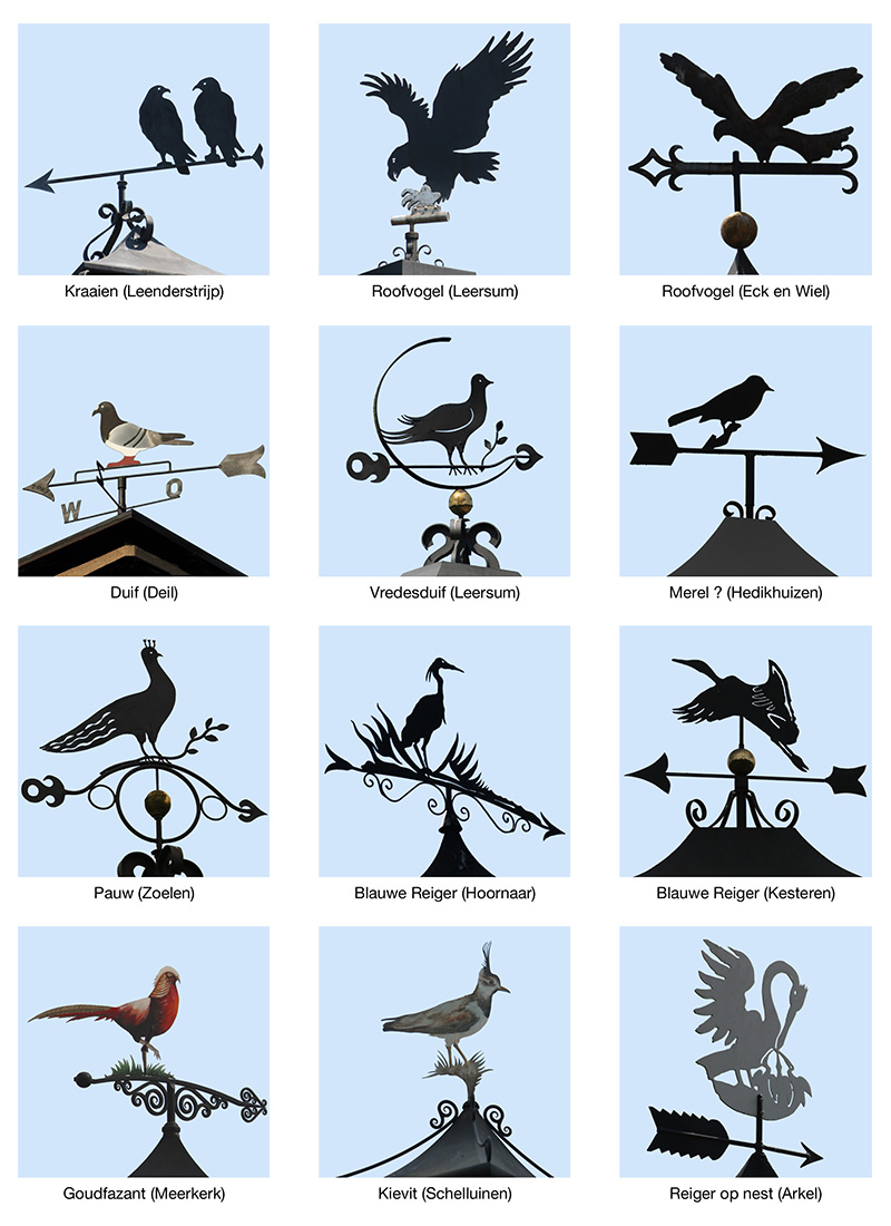Windwijzers met vogels 2