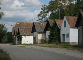 Haugsdorf, Kellergasse